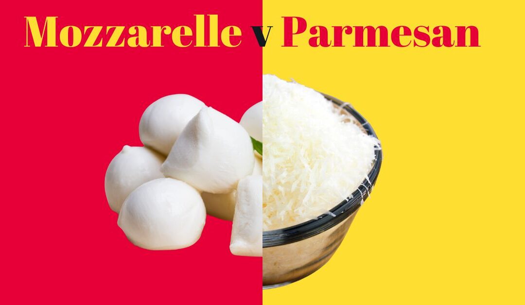 Mozzarella vs Parmesan Cheese